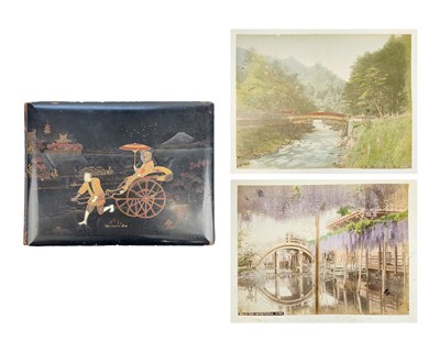 Lot 417 - (Japan) Thirty three albumen prints with applied colour