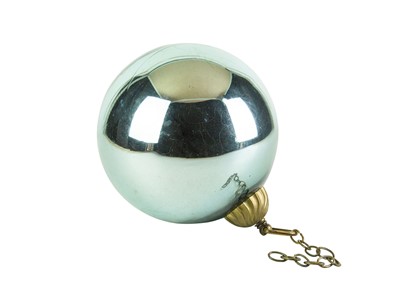 Lot 631 - A glass witches' ball.
