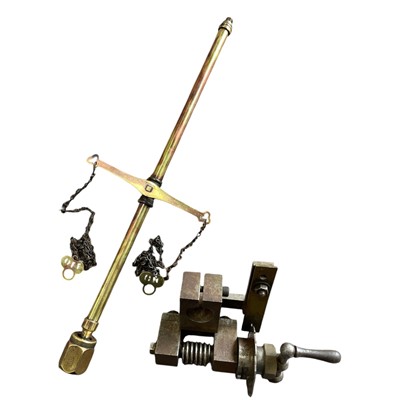 Lot 112 - An Industrial metalwork lathe attachment with...