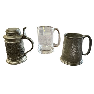 Lot 115 - Three Tankards including, a James Dixon & Sons...