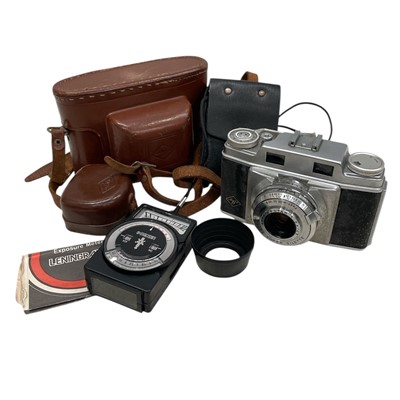 Lot 148 - An Agfa Apotar 35mm rangefinder camera with a...