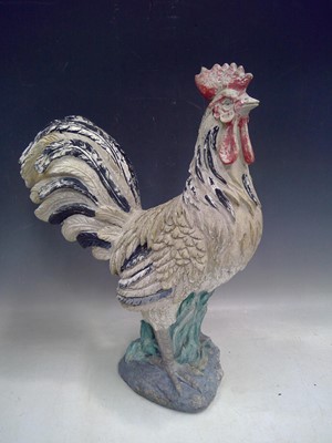 Lot 151 - A Plastic Cockerel. The Cockerel is 46cm tall.