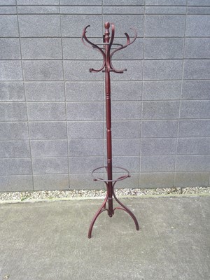 Lot 170 - A Wooden Coat Stand. The Stand is 180cm tall.