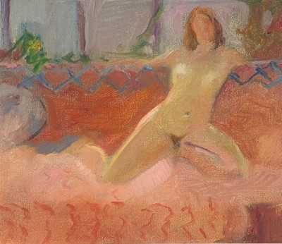 Lot 166 - Rose HILTON (1931-2019) Study of Kersten Oil...