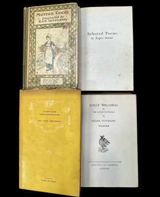 Lot 65 - Four books. 'Selected Poems by Rupert Brooke' '...