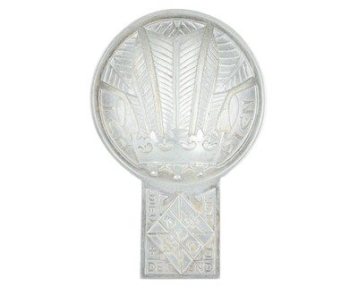 Lot 17 - A 20th century silver commemorative caddy spoon by A.G. Styles for Garrard and Company.