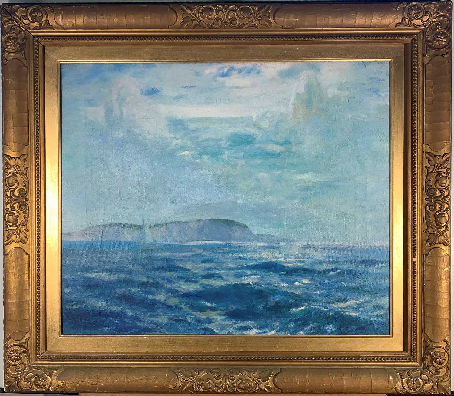 Lot 167 - Julius OLSSON (1864-1942) Seascape Oil on