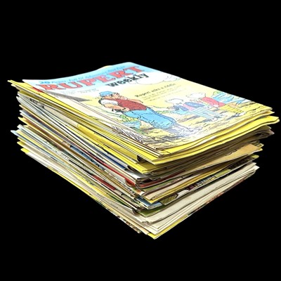 Lot 62 - A selection of Rupert and Dickery Dock comics...