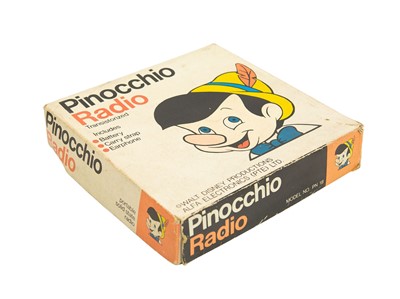 Lot 15 - A Pinocchio Transistor portable radio.