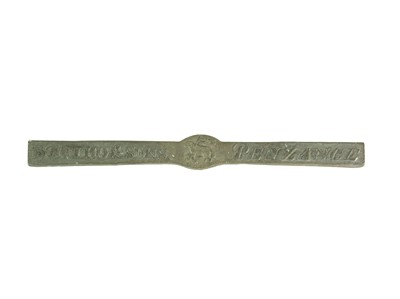Lot 172 - A Cornish tin ingot- Bolitho & Sons, Penzance.