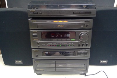 Lot 39 - An Aiwa CX-Z720 HI-FI System. The Phono and...