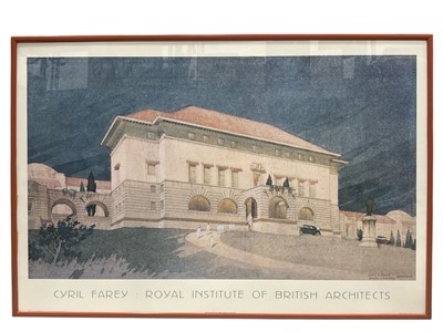 Lot 72 - Cyril FAREY (1888-1945), 'Royal Institute of...