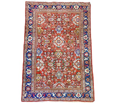 Lot 485 - A Persian Mahal carpet.