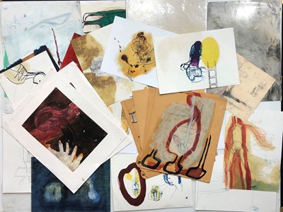 Lot 176 - Karen LORENZ A quantity of loose works Mixed...