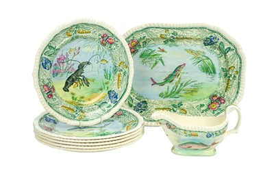 Lot 576 - A Copeland Spode fish service.