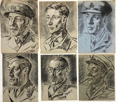 Lot 178 - Hyman SEGAL (1914 - 2004) 6 portraits of...