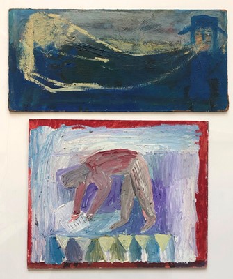 Lot 179 - Michael REES (b.1962) Two untitled works Oil...