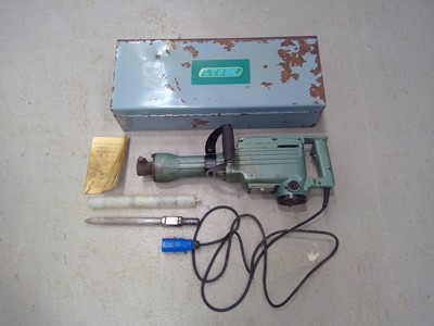Lot 22 - An LTS UK 110v Demolition Hammer. The...