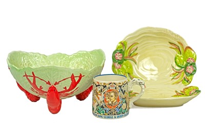 Lot 246 - A Laura Knight King George VI mug.