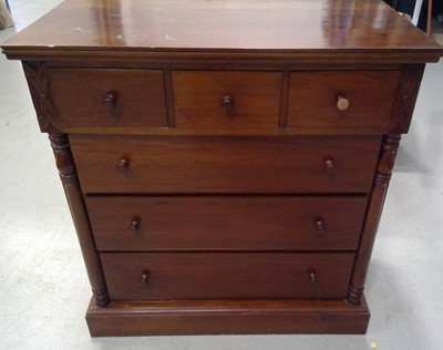 Lot 10 - A Modern Colonial Chest of Drawers. The Chest...