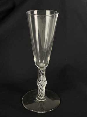 Lot 627 - A George III glass flute.