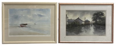 Lot 111 - Don AUSTEN (XX), watercolour, signed to the...