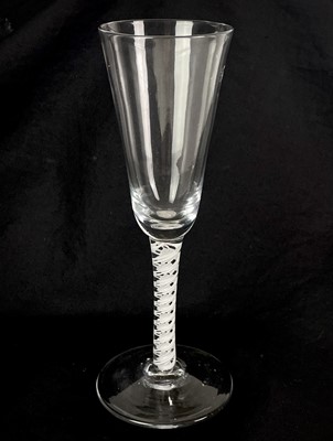 Lot 562 - A George III wine glass.