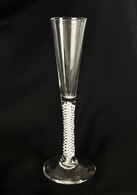 Lot 650 - A George III cordial glass.