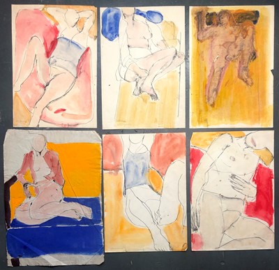 Lot 191 - John EMANUEL b.1930 Female Form 6 loose works...