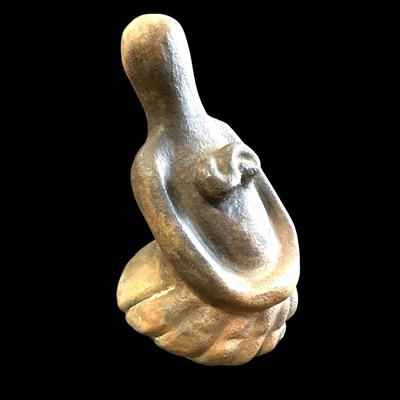 Lot 157 - A terracotta figure, 15cm tall.