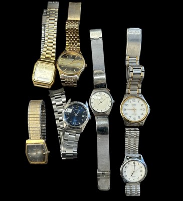 Lot 163 - A selection of seven watches.