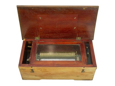 Lot 167 - A late 19th century Ducommun Girod mahogany cased music box.