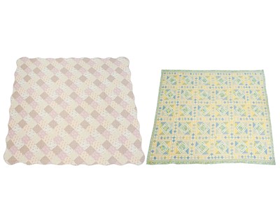 Lot 545 - Two patchwork quilts.