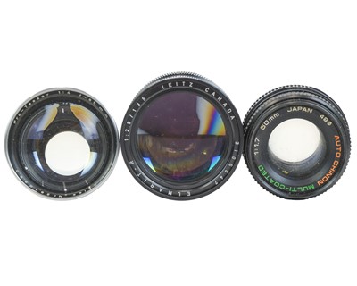 Lot 225 - A Leitz Canada Elmarit-R 1:2.8/135 lens, number 3105547.