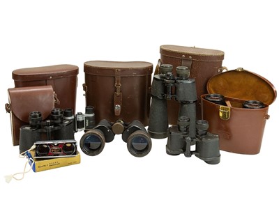 Lot 220 - Six pairs of binoculars.