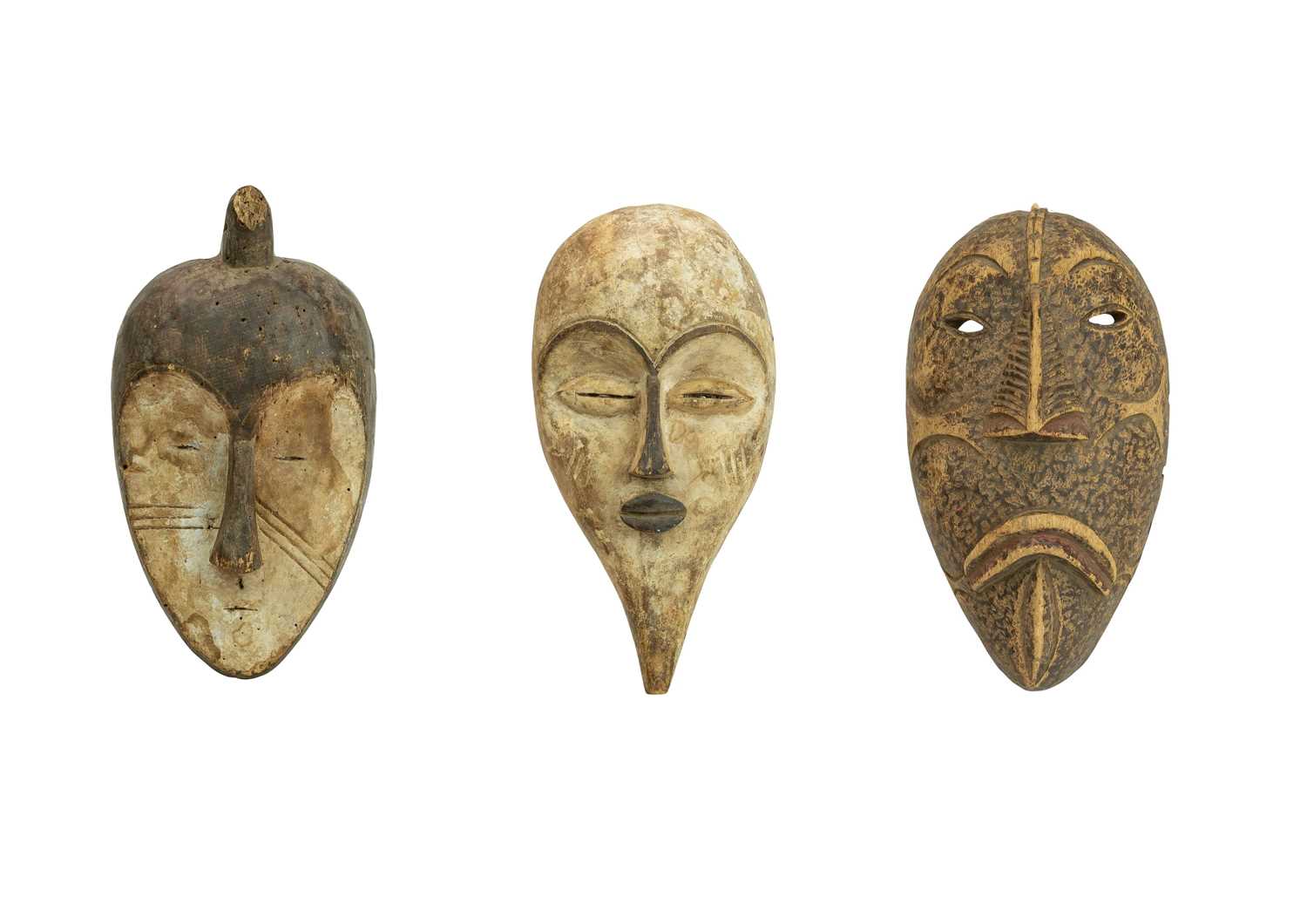 Lot 26 - Three African tribal masks.