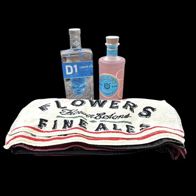 Lot 188 - Two 70cl bottles of Gin, one Dry London and...
