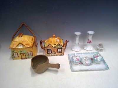 Lot 189 - A Czecho-Slovakia Dressing Table Set, a Price...