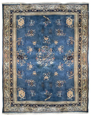 Lot 439 - A handmade carpet of Chinese design, circa 1920.