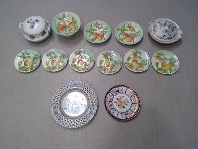 Lot 30 - St Clement Majolica Plates, Bowls and a Footed...