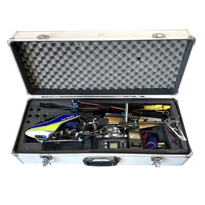 Lot 17 - An Algin Trex 450 radio-controlled helicopter...