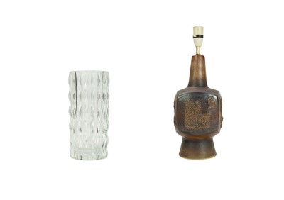 Lot 669 - An Iden pottery, Rye lamp base.