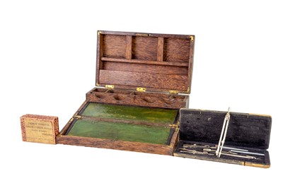 Lot 11 - An Eastern hardwood dome top writing box.