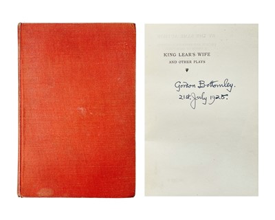 Lot 66 - (Signed with Marginalia) Gordon Bottomley
