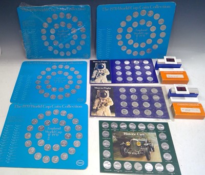 Lot 95 - Esso 1970 World Cup Coins, Shell Man in Flight,...