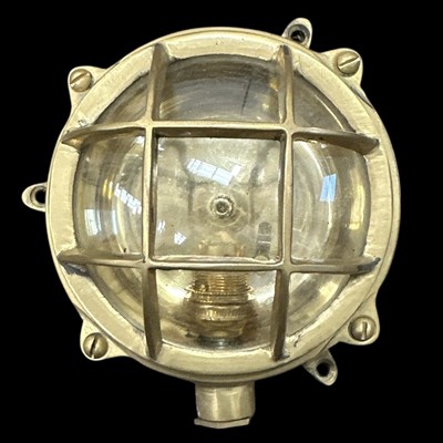 Lot 101 - A cast brass turtle lamp with a bayonet...