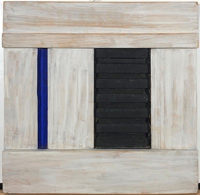 Lot 230 - Brian BLOW (1931-2009) Painted wood panel...