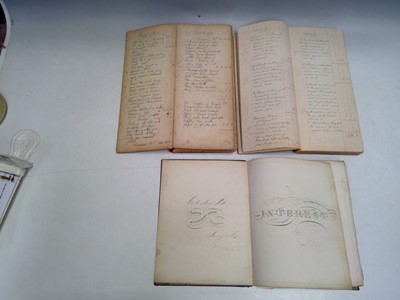 Lot 108 - Three Handwritten Ledgers. The Ledgers date...