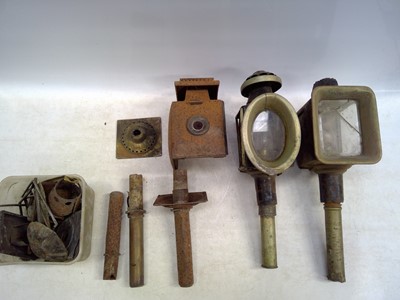 Lot 113 - Carriage Lamps and Spares.