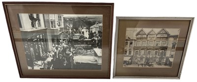 Lot 114 - Local interest; two photograph prints, one is...